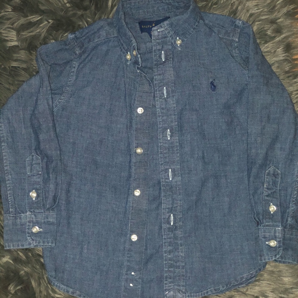 Toddler Denim Polo shirt